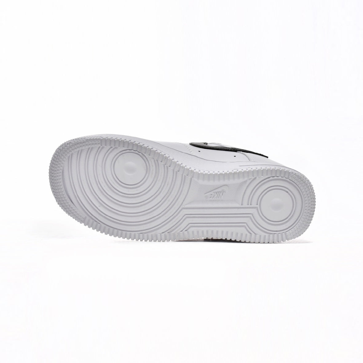 Nike Air Force 1 Low Bianco con Swoosh e Moschettone Rosso