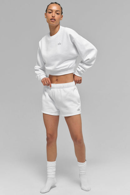 Cropped Accolade Crewneck