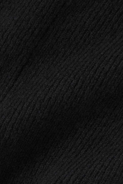 Wool Cashmere Ribbed Noble Short